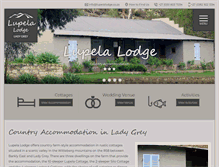 Tablet Screenshot of lupelalodge.co.za